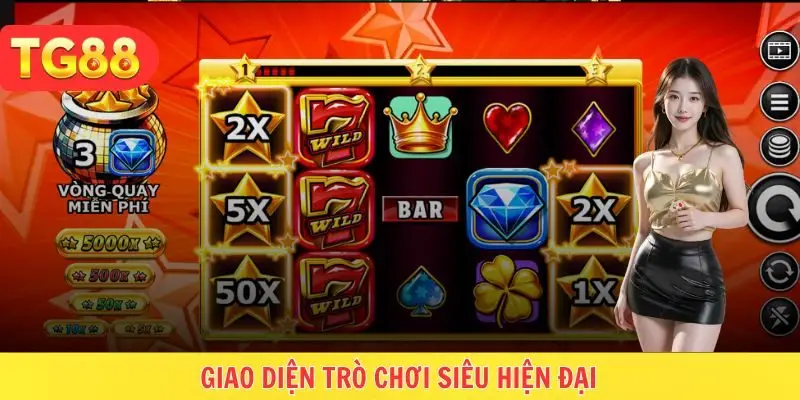 Giao diện trò chơi gây ấn tượng bởi sự hiện đại